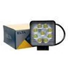 Kép 2/2 - Elta | VisionPro LED munkalámpa / 9LED x 3W/27W ECE R10 / csatlakozó elemmel / kocka