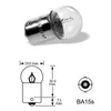 Kép 2/2 - 24V 5W Ba15s R5W Nagy teljesítményű / Heavy Duty VISION PRO