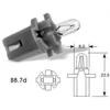 Kép 2/2 - 12V 2W B8,7d zöld / green VISION PRO