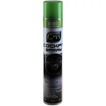 Q11 | műszerfalápoló &amp; tisztító habspray | elegáns fekete illat | matt hatás | 750 ml