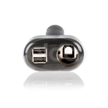 Alca | szivargyújtós elosztó | 2+1 USB | 12V