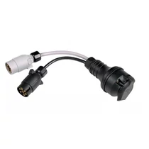 Utánfutó adapter | 13 pólusú dugaljzat / 7 pólusú dugvillák Utánfutó adapter | 13 pólusú dugaljzat / 7 pólusú dugvillák