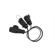 Utánfutó adapter | 13 pólusú dugvilla / 7 pólusú dugaljzatok
