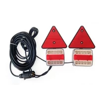 Utánfutó LED lámpa szett | 7 m vezetékkel | 7 pólosú csatlakozóval | mágneses Utánfutó LED lámpa szett | 7 m vezetékkel | 7 pólosú csatlakozóval | mágneses