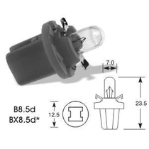 Narva | izzó | 12V 1,2W BX8,4D | kék foglalat