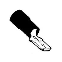 Csúszósaru | szigetelt | 6,3 mm / 1,5-2,5 mm2 kábelhez | kék szigetelés | apa Csúszósaru | szigetelt | 6,3 mm / 1,5-2,5 mm2 kábelhez | kék szigetelés | apa