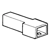 Kábelvég szigetelőház | 1 pólusú | 6,3 mm | BP1121-hez Kábelvég szigetelőház | 1 pólusú | 6,3 mm | BP1121-hez