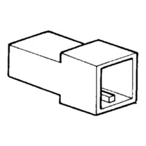 Kábelvég szigetelőház | 2 pólusú | 6,3 mm | BP1121-hez Kábelvég szigetelőház | 2 pólusú | 6,3 mm | BP1121-hez