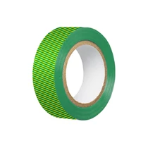 Szigetelőszalag | 19 mm x 10 m | pvc | zöld-sárga