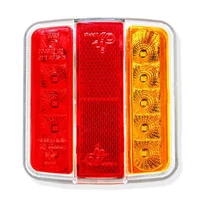 LED utánfutó lámpa | négyfunkciós | színes