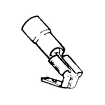 Hüvely csatlakozó 6,3 mm/1,5-2,5mm2 - kék Hüvely csatlakozó 6,3 mm/1,5-2,5mm2 - kék