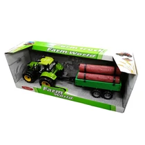 Játék traktor pótkocsival