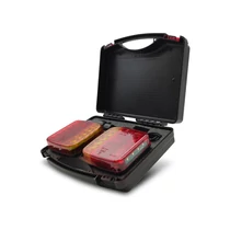 Utánfutó LED lámpa szett | vezeték nélküli | mágneses | 5 darabos készlet | piros-sárga design Utánfutó LED lámpa szett | vezeték nélküli | mágneses | 5 darabos készlet | piros-sárga design