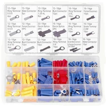 Szigetelt kábelvég készlet | 160 db Szigetelt kábelvég készlet | 160 db