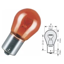 Osram | izzó | 12V 21W BAU15s | sárga