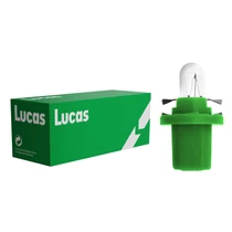 Lucas | izzó | 12V 2W B8,5d Bax10d | fekete foglalat Lucas | izzó | 12V 2W B8,5d Bax10d | fekete foglalat