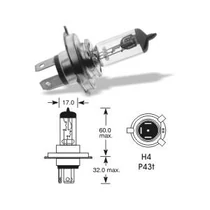 Lucas | 24V 75/70W P43t H4 | 2 darabos bliszter
