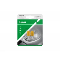 Lucas | 12V 5W W2,1x9,5d WY5W | sárga | 2 darabos bliszter Lucas | 12V 5W W2,1x9,5d WY5W | sárga | 2 darabos bliszter
