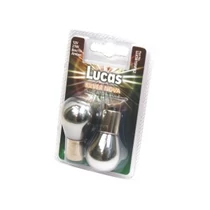 Lucas | 12V 21W Bau15s PY21W S25 Silver Nova E4 | 2 darabos bliszter