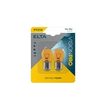 Elta VisionPro | izzó | 12V 21W Bau15s PY21W | sárga | 2 darabos bliszter Elta VisionPro | izzó | 12V 21W Bau15s PY21W | sárga | 2 darabos bliszter