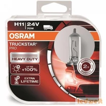 Osram | izzó | 24V 70W PGJ19-2 H11 | +100% emelt fényerő | truckstar pro | 2 darabos box