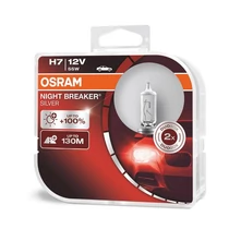 Osram | izzó | 12V 55W PX26d H7 | night breaker | silver | 2 darabos box