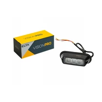 Elta VisionPro | stroboszkóp villogó | 3 LED | 3W/9W | 9-30V | sárga