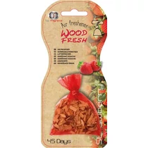 Autós légfrissítő zsák | wood fresh | eper illat