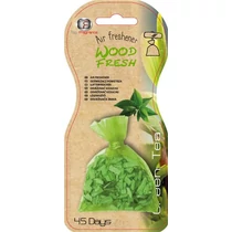 Autós légfrissítő zsák | wood fresh | zöld tea illat