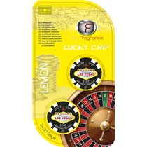 Autós légfrissítő | szerencsejáték zseton | citrom illat | 2 darabos csomag Autós légfrissítő | szerencsejáték zseton | citrom illat | 2 darabos csomag