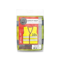 Láthatósági mellény | 10 darabos csomag | sárga XL Láthatósági mellény | 10 darabos csomag | sárga XL