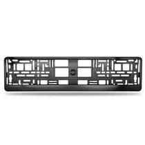 Rendszámtartó | alsóléces | fémgőzölt | fekete Rendszámtartó | alsóléces | fémgőzölt | fekete