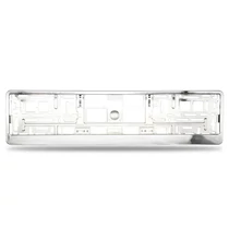 Rendszámtartó | alsóléces | fémgőzölt | ezüst Rendszámtartó | alsóléces | fémgőzölt | ezüst