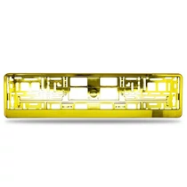 Rendszámtartó | alsóléces | fémgőzölt | sárga Rendszámtartó | alsóléces | fémgőzölt | sárga