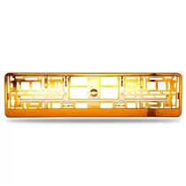 Rendszámtartó | alsóléces | fémgőzölt | narancssárga Rendszámtartó | alsóléces | fémgőzölt | narancssárga