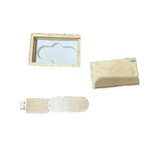 USB pendrive | fadobozban | gravírozható | fa | 8 GB