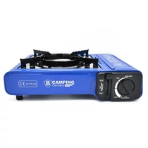 Gáztűzhely | kempingfőző hordtáskával és biztonsági rendszerrel | kék Gáztűzhely | kempingfőző hordtáskával és biztonsági rendszerrel | kék