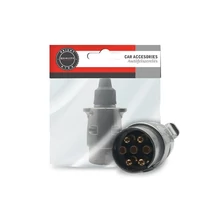 Elektromos utánfutó csatlakozó | dugvilla | 7 pólusú | fém Elektromos utánfutó csatlakozó | dugvilla | 7 pólusú | fém