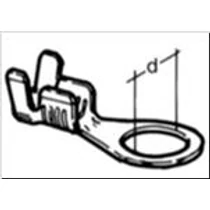 Szemessaru | szigeteletlen | 8 mm / 0,8-4,0 mm2 kábelhez Szemessaru | szigeteletlen | 8 mm / 0,8-4,0 mm2 kábelhez