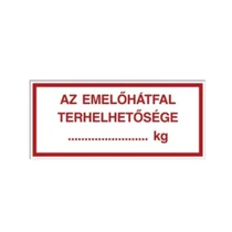 Matrica | emelőhátfal terhelhetősége Matrica | emelőhátfal terhelhetősége