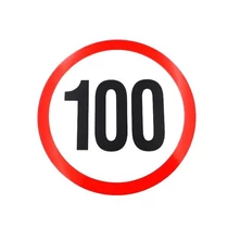 Sebességkorlátozó matrica | 13 cm | 100 km/h