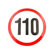 Sebességkorlátozó matrica | 13 cm | 110 km/h