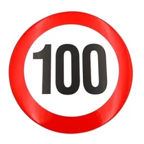 Sebességkorlátozó matrica | 22 cm | 100 km/h