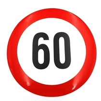 Sebességkorlátozó matrica | 22 cm | 60 km/h
