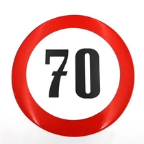 Sebességkorlátozó matrica | 22 cm | 70 km/h