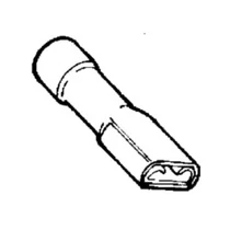 Csúszósaru | szigetelt | 6,3 mm / 1,0-2,5 mm2 kábelhez | kék szigetelés | anya Csúszósaru | szigetelt | 6,3 mm / 1,0-2,5 mm2 kábelhez | kék szigetelés | anya