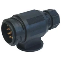 Elektromos utánfutó csatlakozó | dugvilla | 13 pólusú | műanyag Elektromos utánfutó csatlakozó | dugvilla | 13 pólusú | műanyag