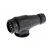 Elektromos utánfutó csatlakozó | dugvilla | 13 pólusú | műanyag