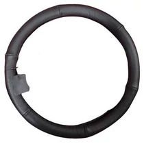 Kormányvédő | 38 cm | fekete | bőr