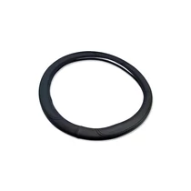 Kormányvédő / 38 cm / fekete / műbőr